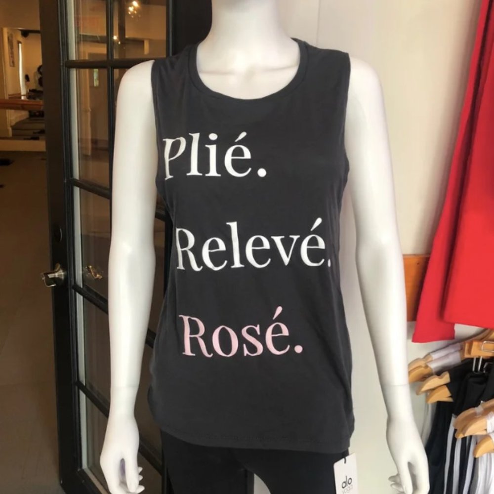 Plie, Releve, Rose Tank